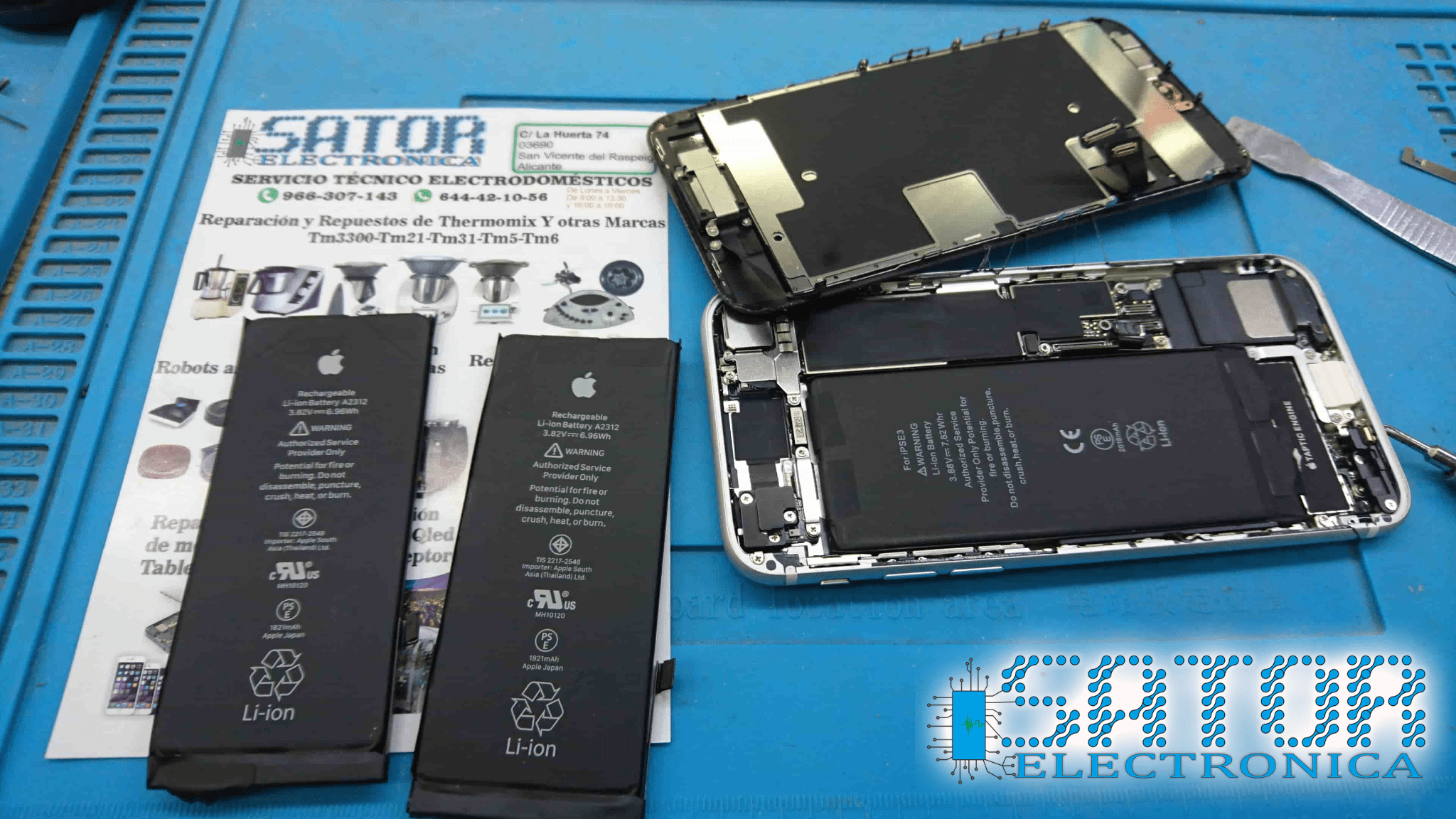 reparación iPhone Air: revisión técnica en Sator Electrónica